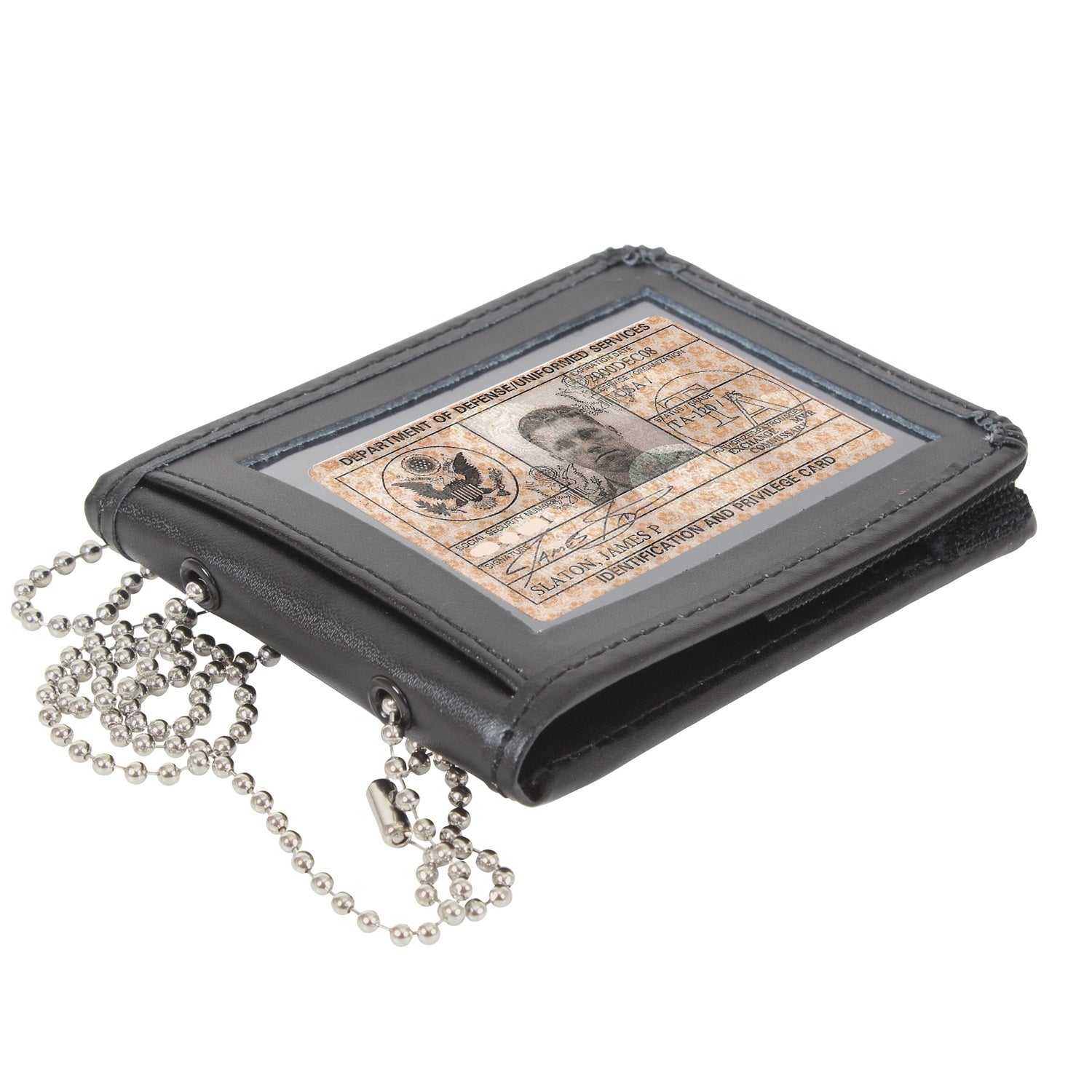 Rothco Leather Neck Identification Holder