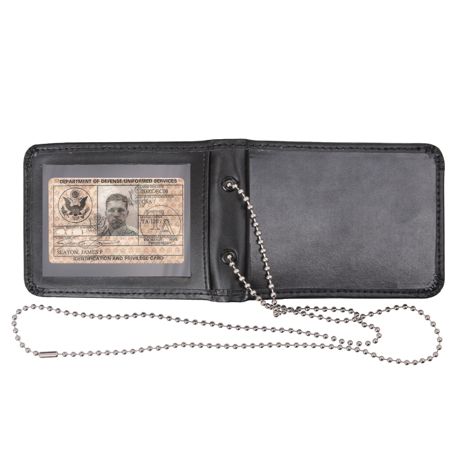 Rothco Leather Neck Identification Holder