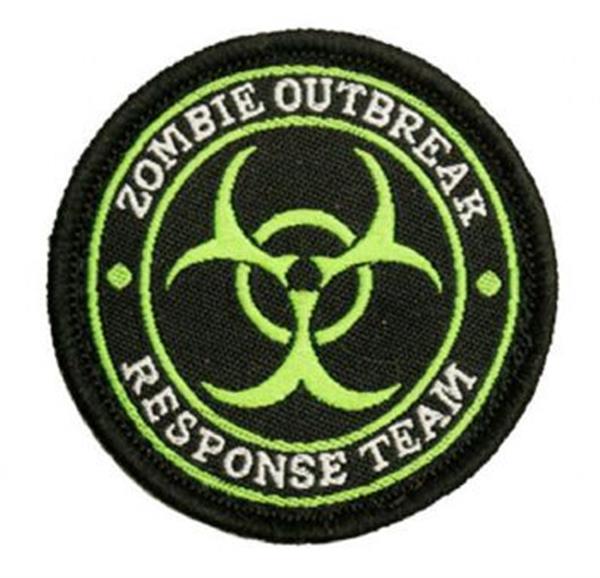 Kids Zombie Outbreak Patch - BLACK