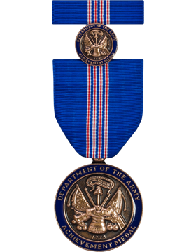 Achievement For Civilian Service Full Size Medal Box Set with Lapel Pin