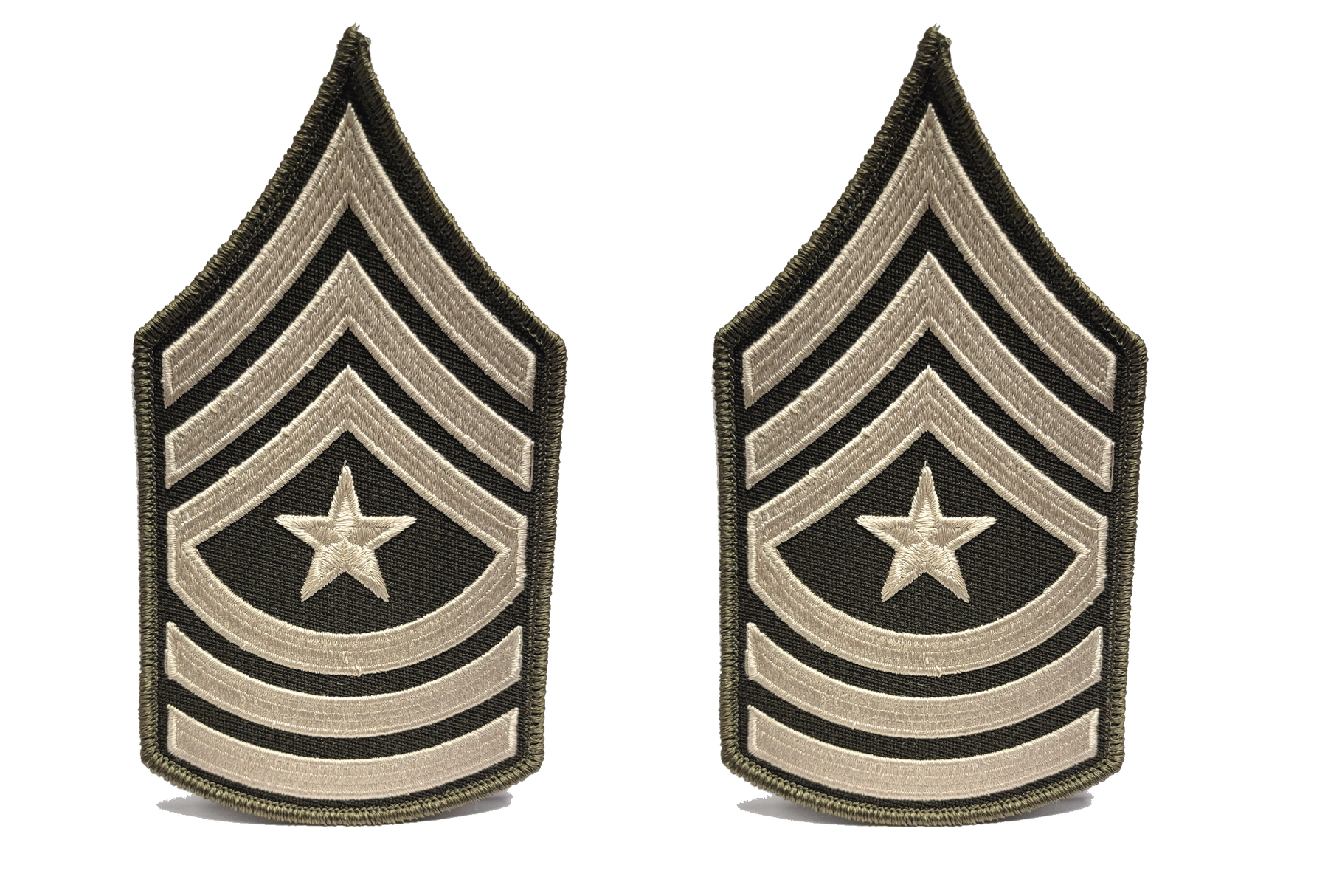 U.S. Army AGSU Chevrons Rank - Pair - Pinks and Greens