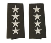 AGSU Army Epaulets - Shoulder Boards O-10 GENERAL