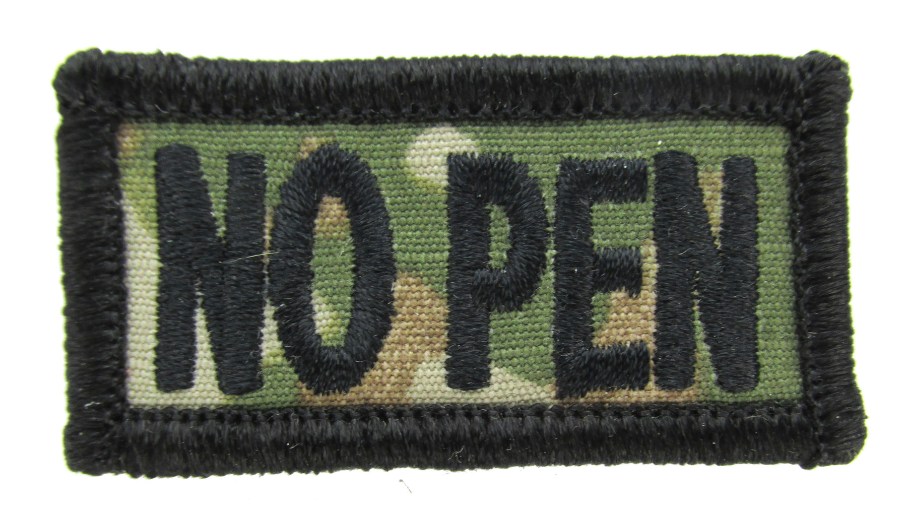 Embroidered OCP Blood Type Patches 1x2 Inch - Black or Spice Brown