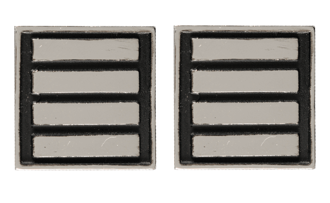 Air Force ROTC Rank - Metal Insignia - 1 Pair