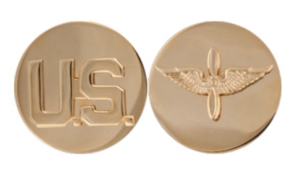 Aviation Enlisted Collar Device Set
