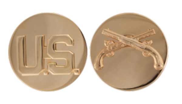 Military Police Enlisted Collar Device Set