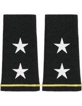 Army Uniform Epaulets - Shoulder Boards O-8 MAJOR GENERAL