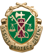 Regimental Crest Military Police (Assist Protect Defend)