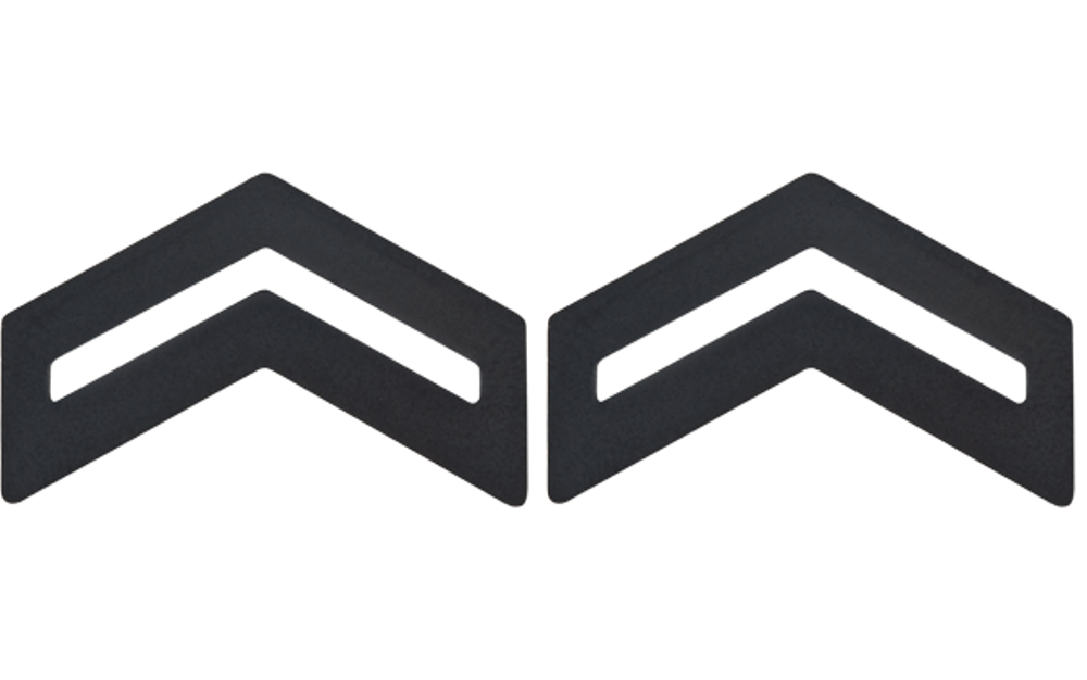 U.S. Army Black Metal ROTC Rank - Pin-on Insignia