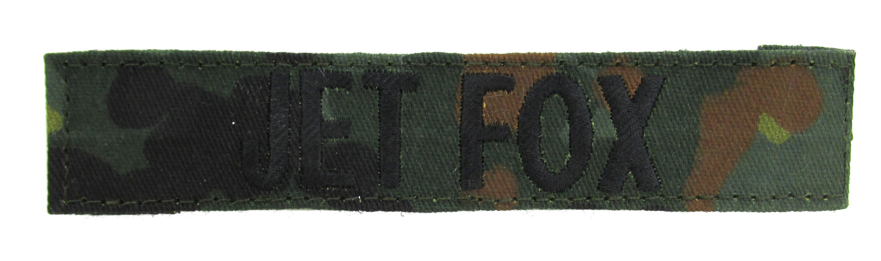 Flecktarn Name Tape with Hook Fastener - Fabric Material