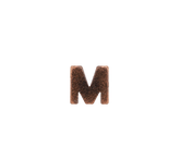 Bronze Letter M Ribbon Device