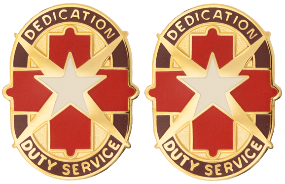 BROOKE ARMY MEDICAL CENTER Distinctive Unit Insignia - Pair