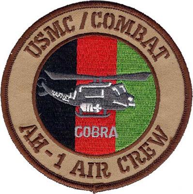 AH-1 Cobra Afghanistan Aircrew USMC Patch