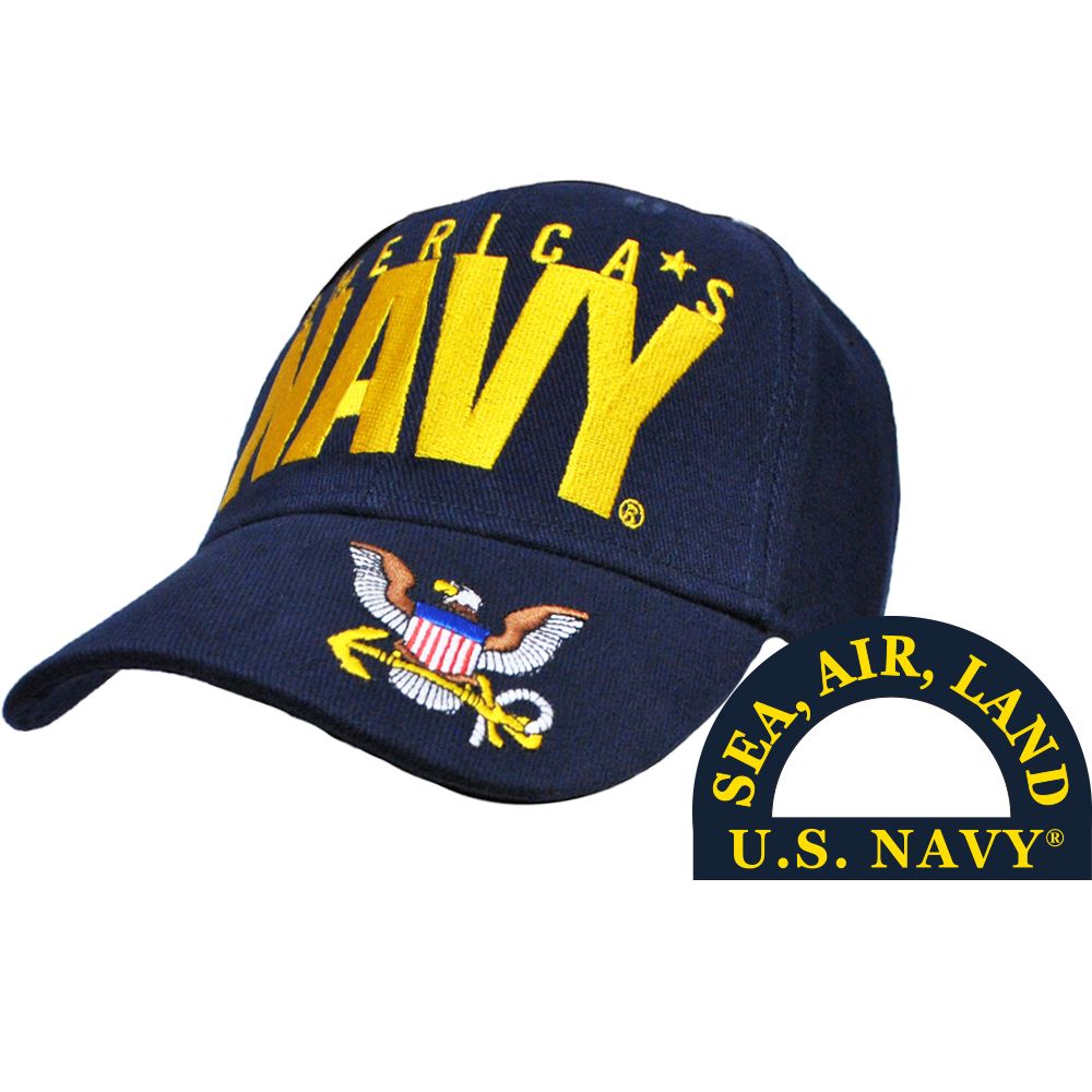 America's Navy Ball Cap - Se Air Land U.S. Navy Hat
