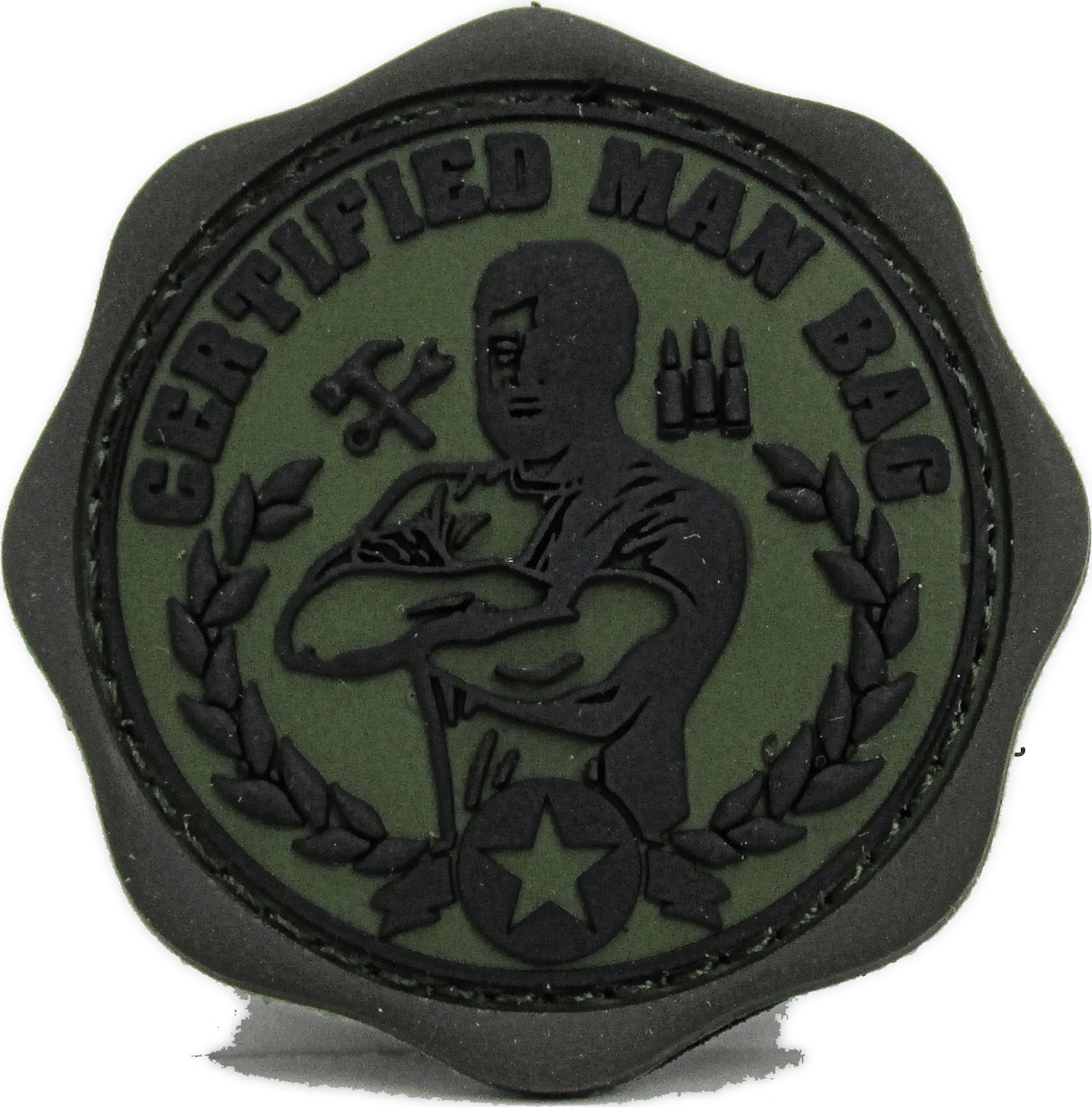 CLEARANCE - Certified Man Bag Patch PVC - Mil-Spec Monkey