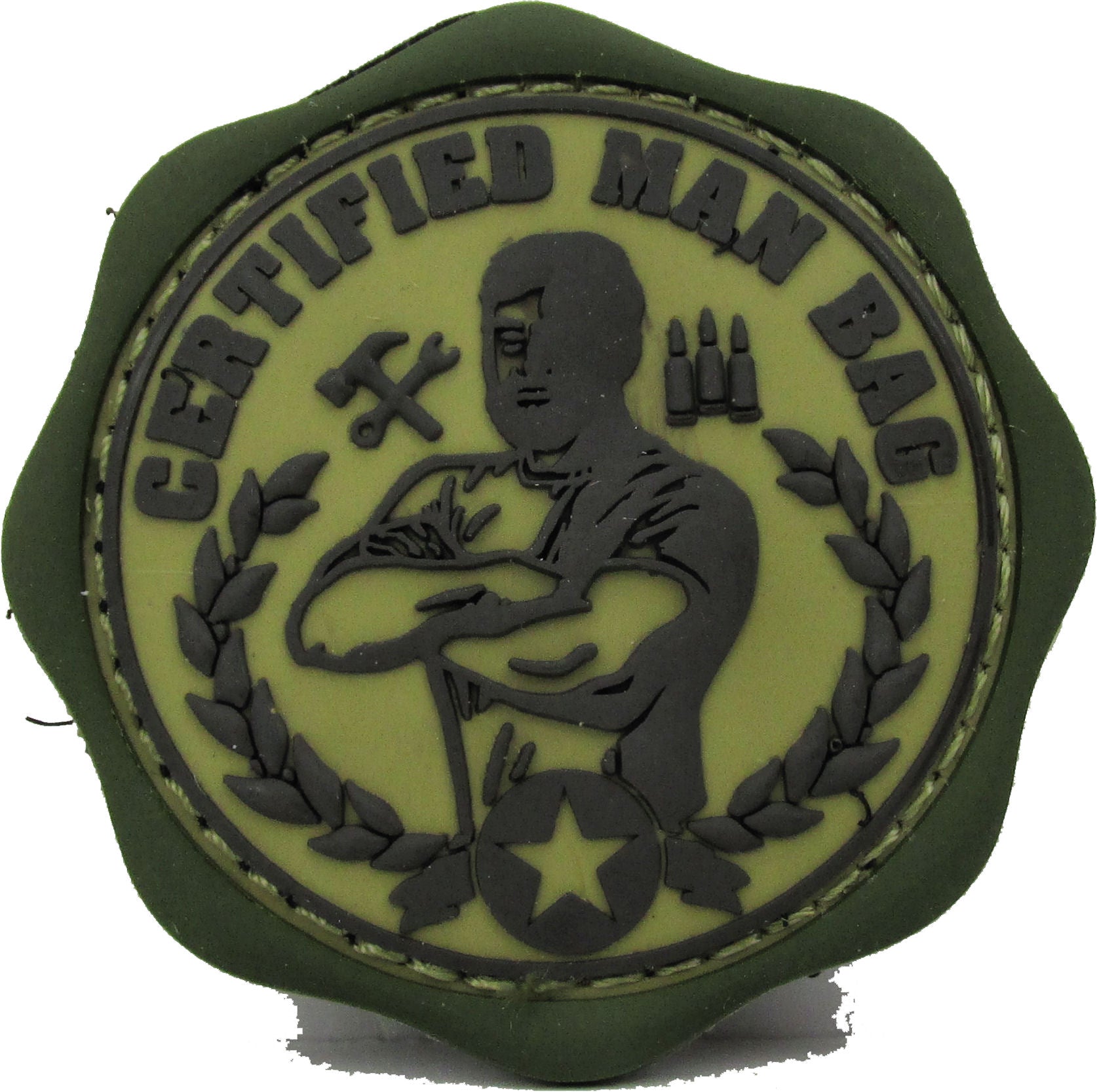CLEARANCE - Certified Man Bag Patch PVC - Mil-Spec Monkey