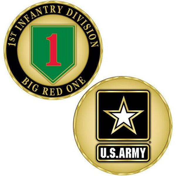 U.S. Army 1st Infantry Division Challenge Coin