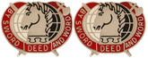 Civil Affairs-PsyOp Command Distictive Unit Insignia - Pair