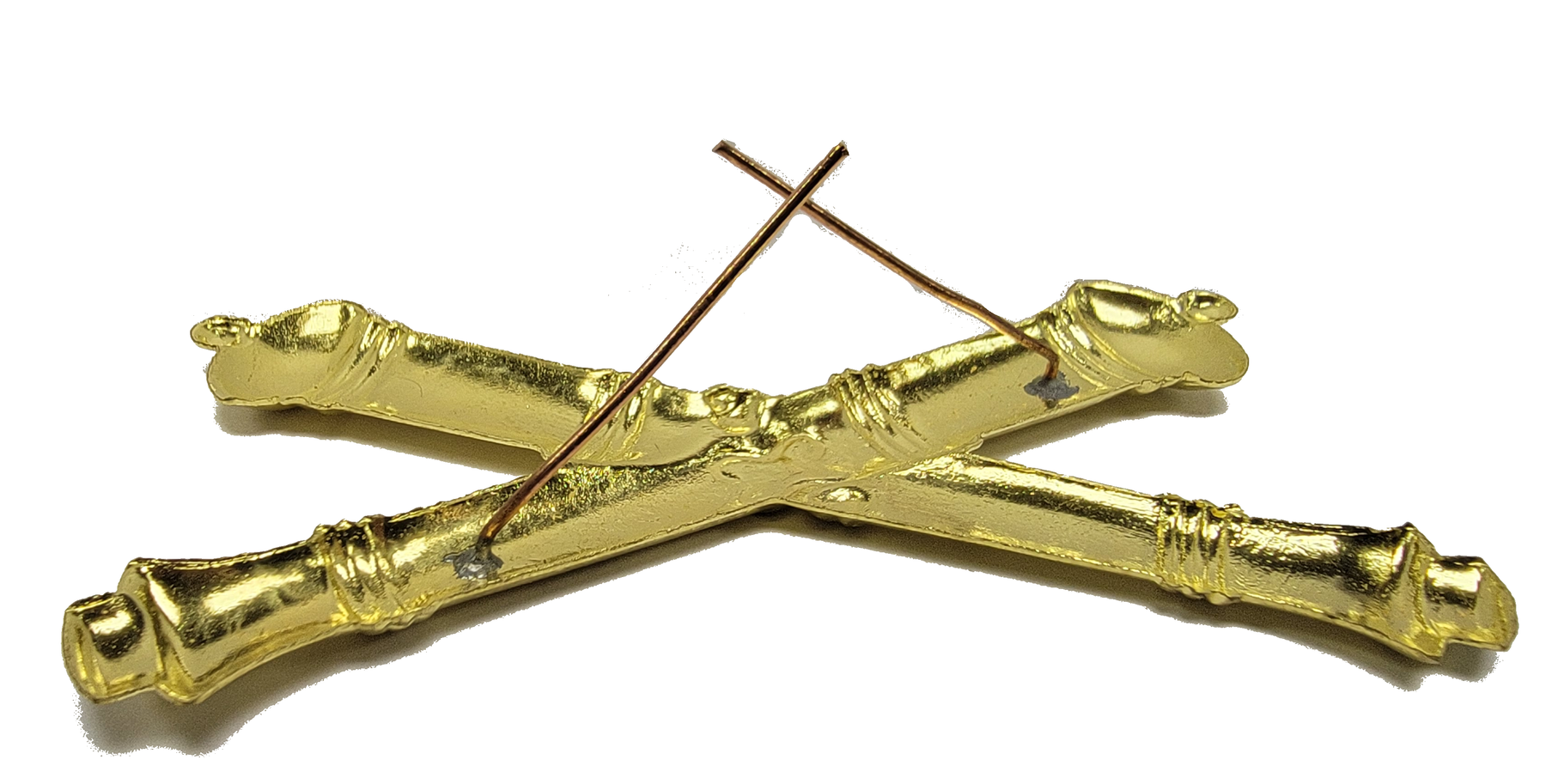 Civil War Reproduction Artillery Brass Hat Insignia