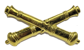 Civil War Reproduction Artillery Brass Hat Insignia