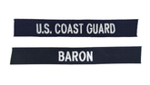 U.S. Coast Guard ODU Name Tape - Ripstop SEW ON