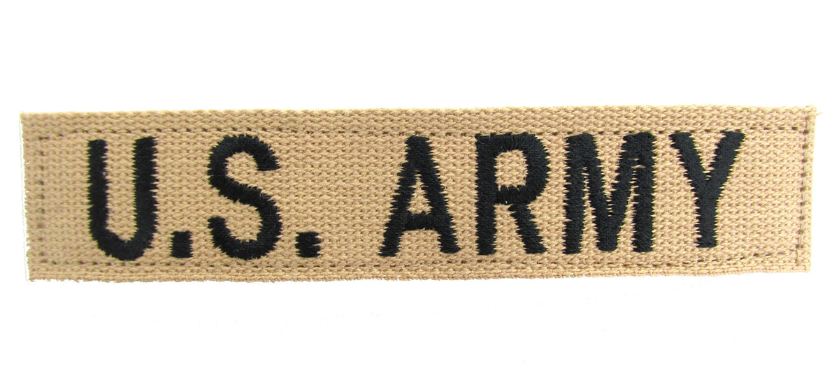 Cotton Webbing Desert Name Tape with Hook Fastener