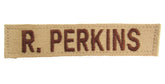 Cotton Webbing Desert Name Tape with Hook Fastener