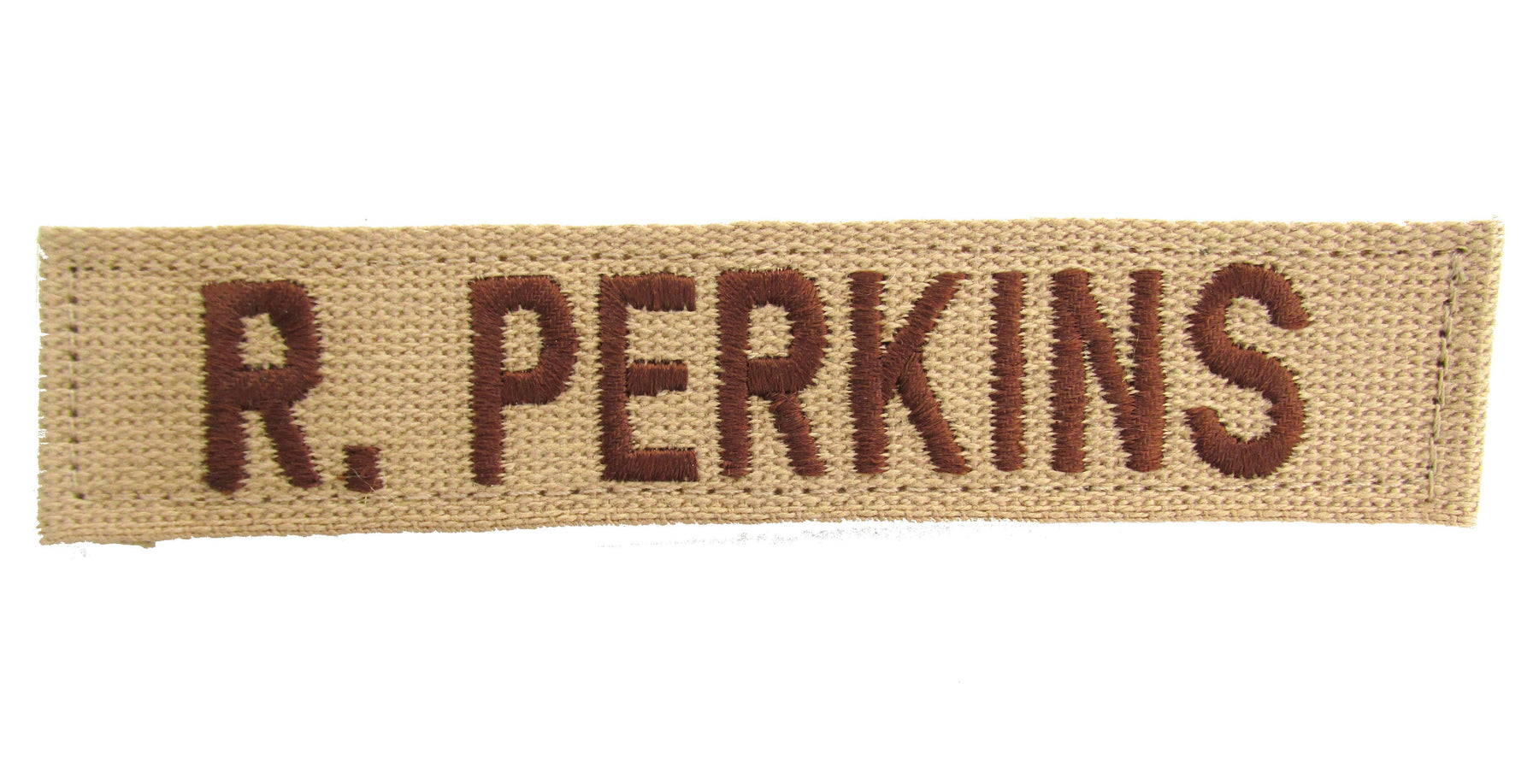 Cotton Webbing Desert Name Tape with Hook Fastener