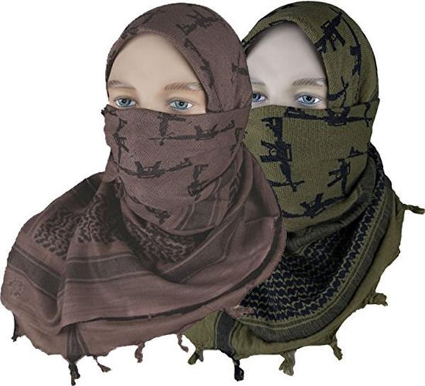 5ive Star Gear Crossed Guns Shemagh - Various Colors