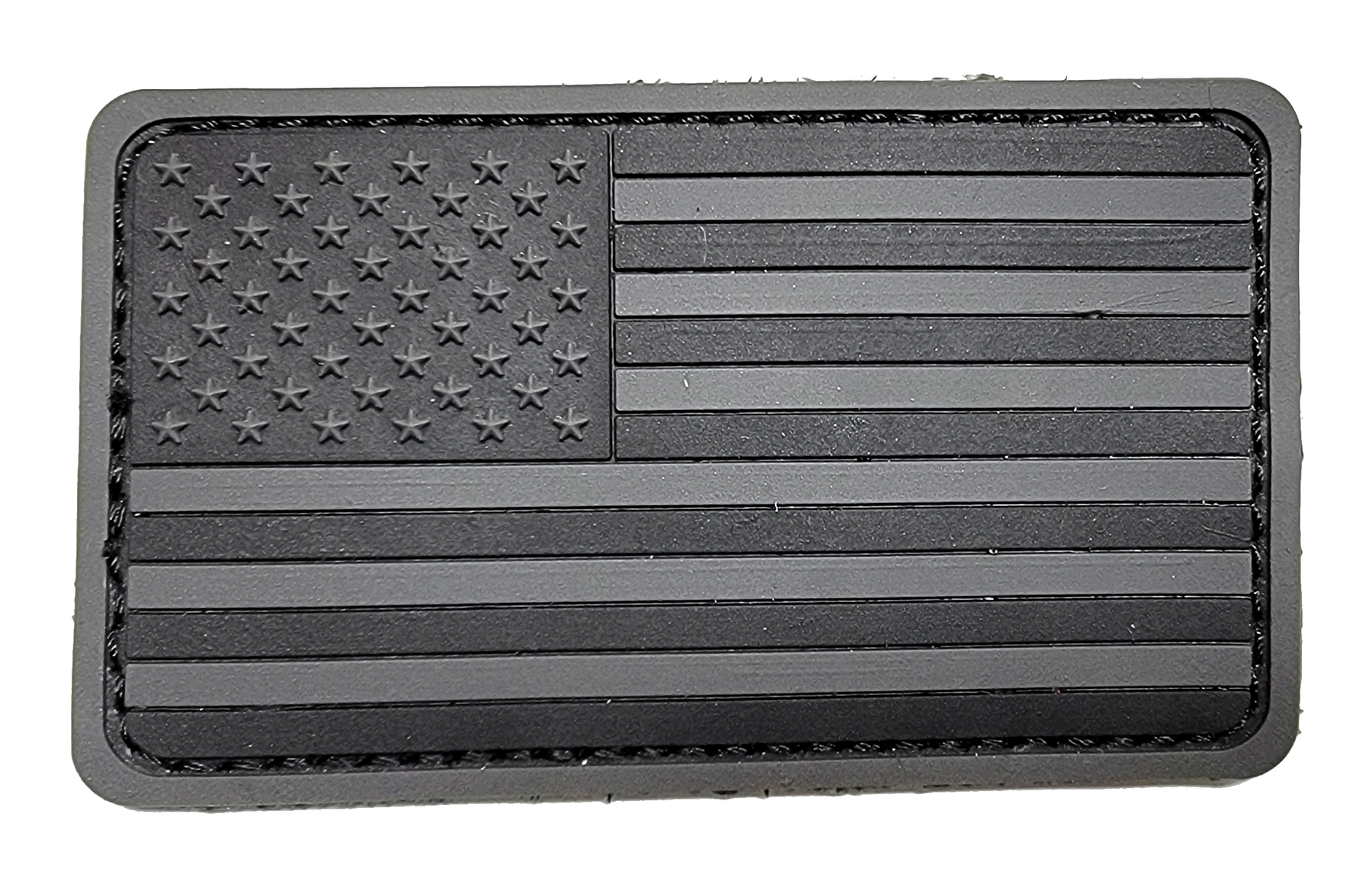 U.S. Flag Patch Forward Facing PVC with Hook Fastener