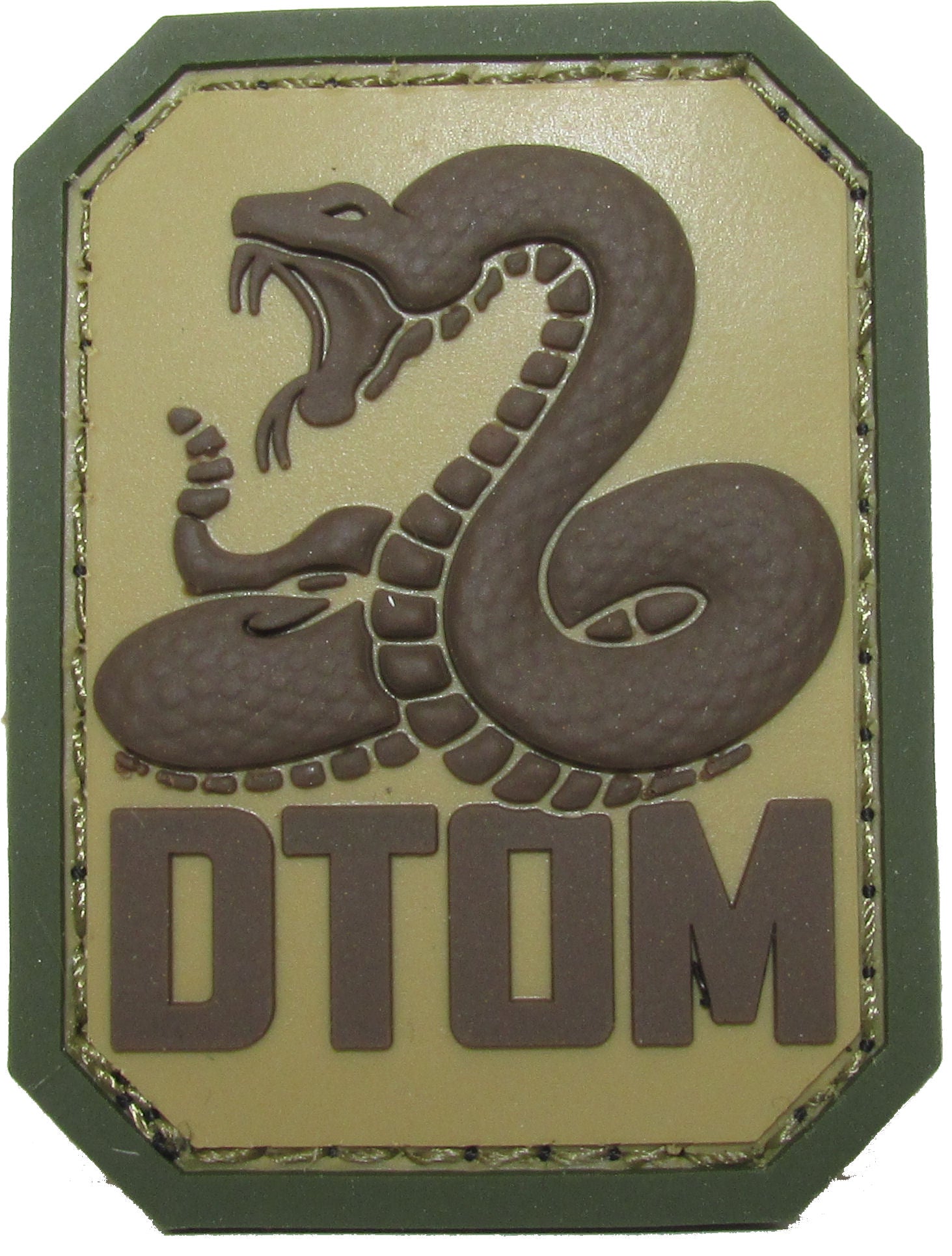 CLEARANCE - DTOM Don't Tread on Me Morale Patch PVC - Mil-Spec Monkey