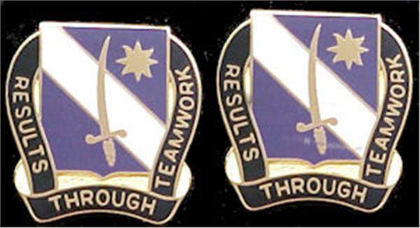 407th Civil Affairs Battalion Distinctive Unit Insignia - Pair Results Through Teamwork