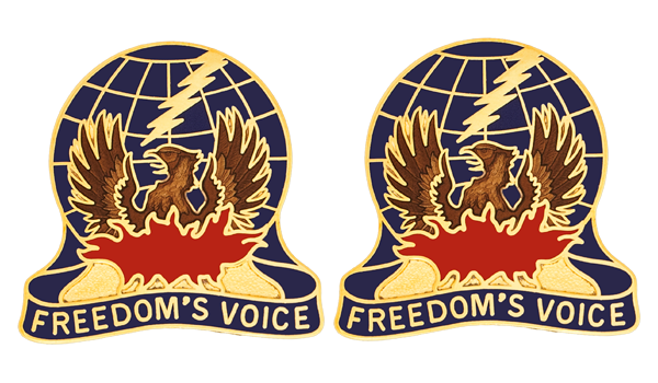U.S. Army Air Traffic Service Unit Crest DUI - 1 Pair - FREEDOM'S VOICE