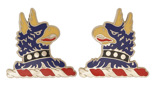 Delaware State Headquarters Army National Guard Unit Crest DUI - 1 PAIR