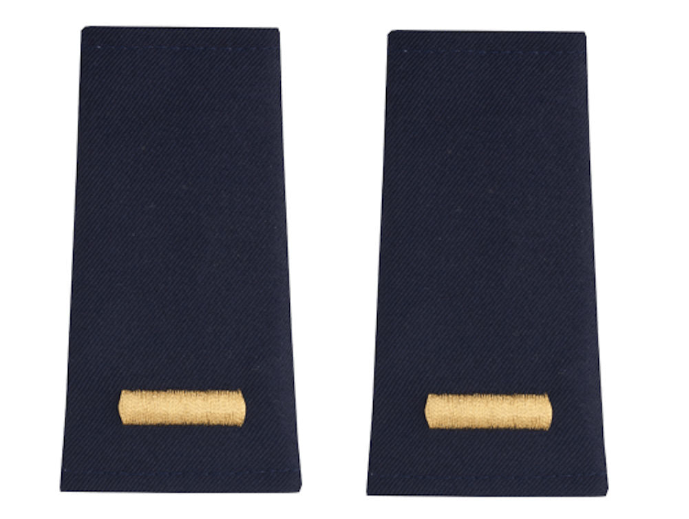 U.S. Air Force Epaulets - Shoulder Marks O-1 2nd Lieutenant