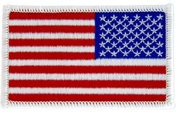 Full Color Reverse US Flag Patch