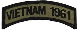 1961 Vietnam Tab Small Patch