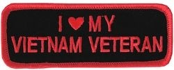 I Love My Veteran Small Patch