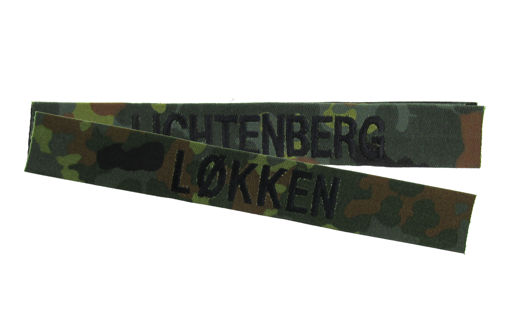 Flecktarn Name Tape - SEW ON - Fabric Material