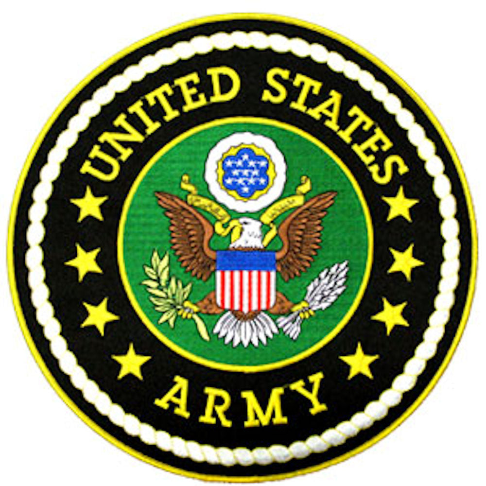 U.s. Army Back Patch - 10 Inch