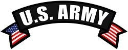 US Army Rocker Back Patch