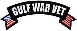 Gulf War Veteran Rocker Back Patch