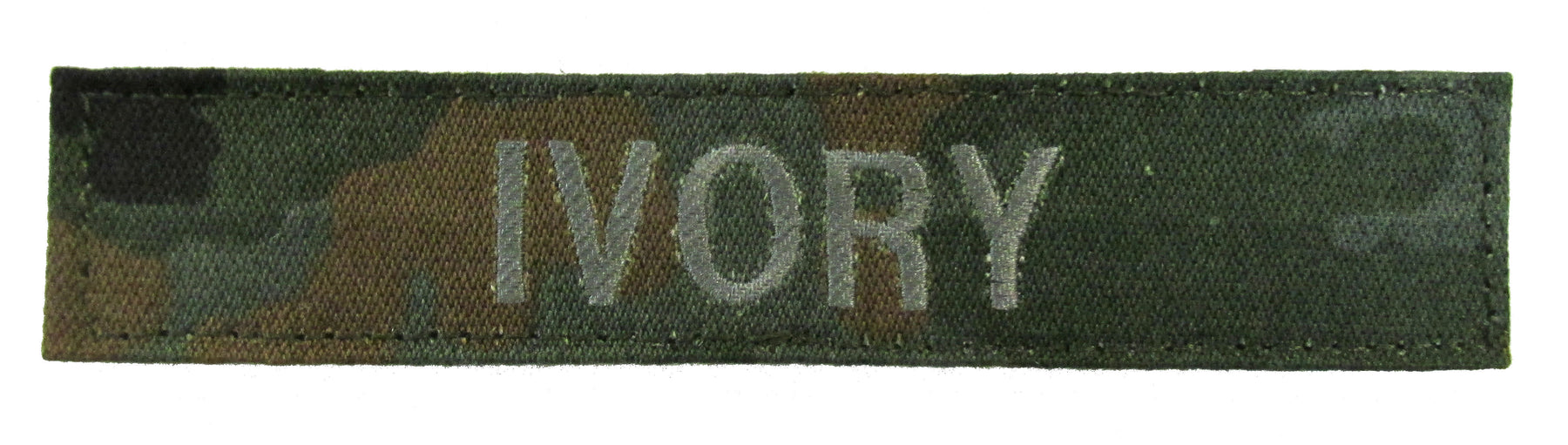 Flecktarn Name Tape with Hook Fastener - Fabric Material