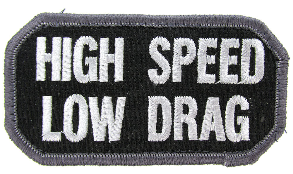 HIGH SPEED LOW DRAG Morale Patch - Various Colors