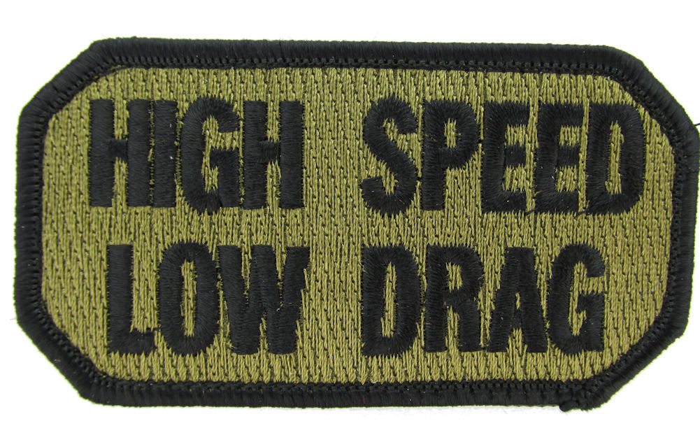 HIGH SPEED LOW DRAG Morale Patch - Various Colors