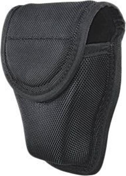 Double Closed Ballistic Handcuff Case - BLACK
