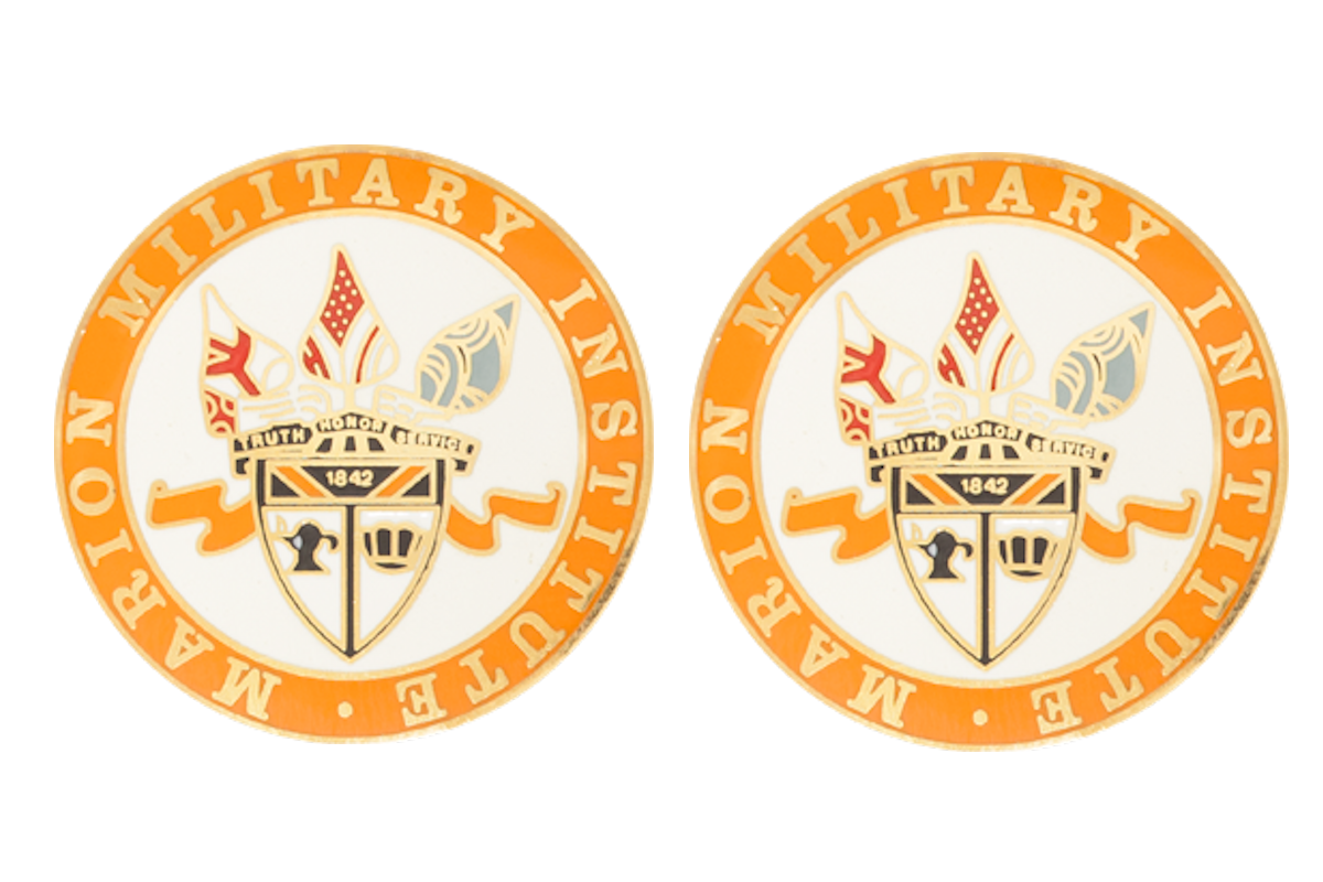 Marion Military Institute Unit Crest - Pair