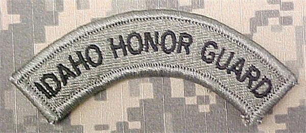 IDAHO HONOR GUARD ACU Tab - Foliage Green - Closeout Great for Shadow Box