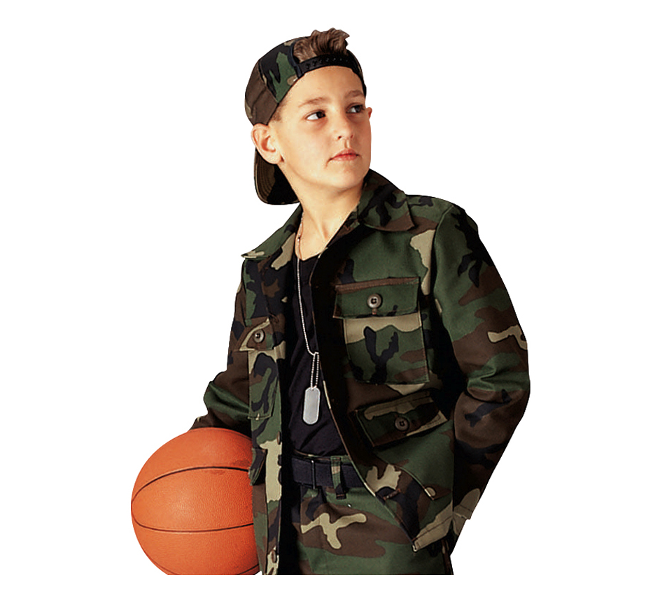 Rothco Kids Woodland Camo BDU Shirt