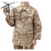 Kids Digital Camo BDU Shirt - DESERT DIGITAL